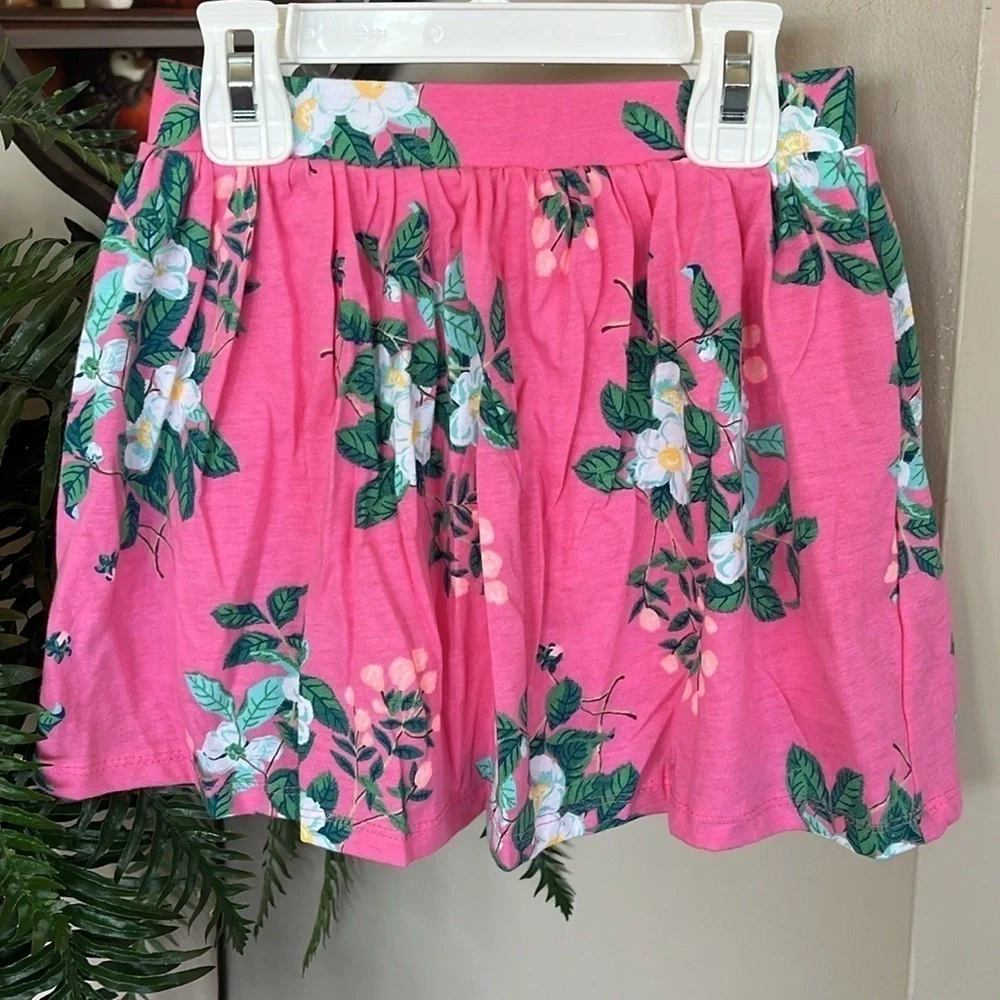 Brand New Disney Blue Minnie Mouse Shirt & Carter’s Pink Floral Skort Skirt